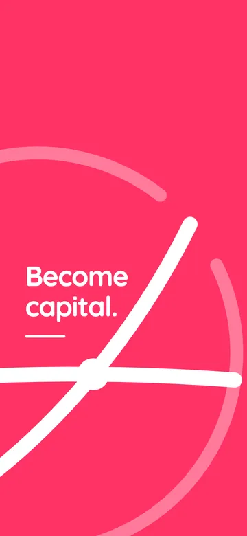 Become capital wallpaper — giant mark style, accent