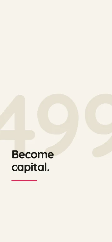 Become capital wallpaper — 499 watermark style, light